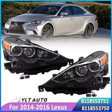 LED Headlight For 2014 2015 2016 XE30 Lexus IS250 IS200T IS300 IS350 L+R Pairs