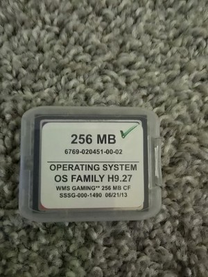 WMS WILLIAMS BB1 SLOT MACHINE Operating System  H9.27