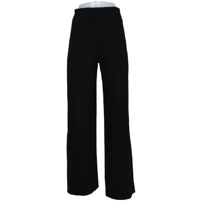Vanilia, Palazzohose, Größe: 36, Broek Ribbed Relaxed Trouser, Schwarz #030