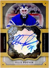 2013-14 UD The Cup Brilliance Auto Felix Potvin Toronto Maple Leafs #B-FP Sp NM