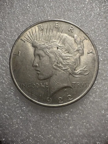 1922 Peace Dollar $1 Silver Coin Circulated Business Strike US