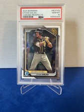 Ethan Salas 2024 Bowman Chrome Prospects #BCP102 PSA 10 San Diego Padres