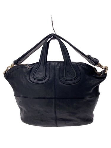 GIVENCHY handbag leather black Used