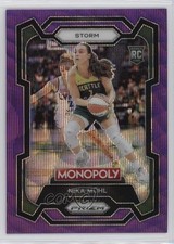 2024 Panini Prizm Monopoly WNBA Purple Wave Prizm Nika Muhl #4 1f8v