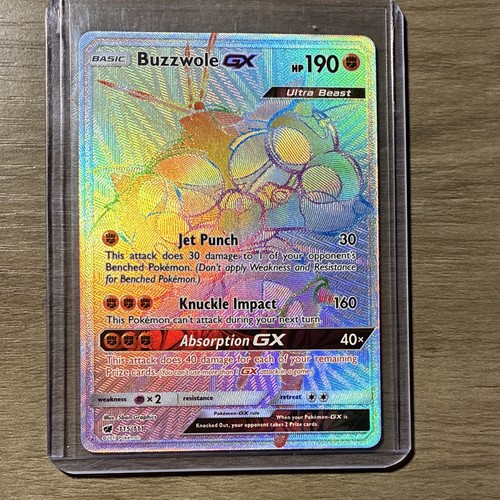 Buzzwole GX (Secret) 115/111 Sm-Crimson Invasion Holo