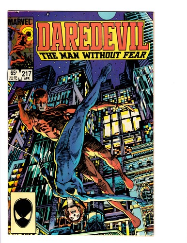 DAREDEVIL #217 - APRIL 1985 - HIGH GRADE - NM - 1st APPEARANCE OF "COSSACK"