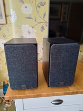 DALI OBERON 1 BOOKSHELF SPEAKERS ( PAIR ) - BLACK ASH - USED - IMMACULATE