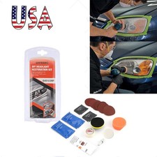 Headlight Lens Restoration Repair Kit Car Light Polishing Cleaner Clean Tool
