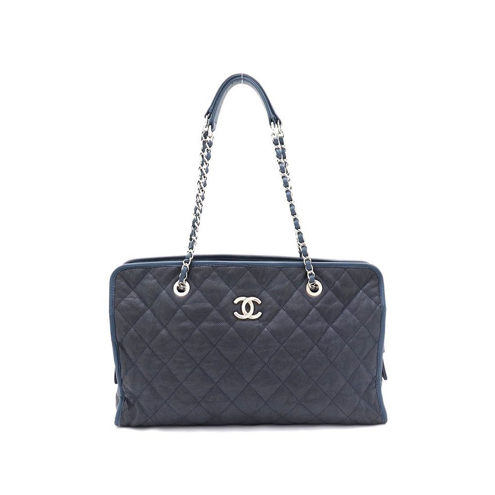 CHANEL CC Logo Silver Chain Shoulder Bag 75465859 129141913  