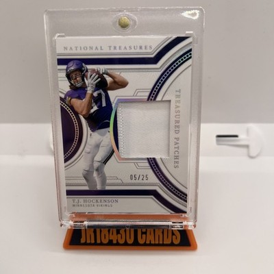 2023 Panini National Treasures Treasured Patches T.J. Hockenson /25 SSP! Vikings