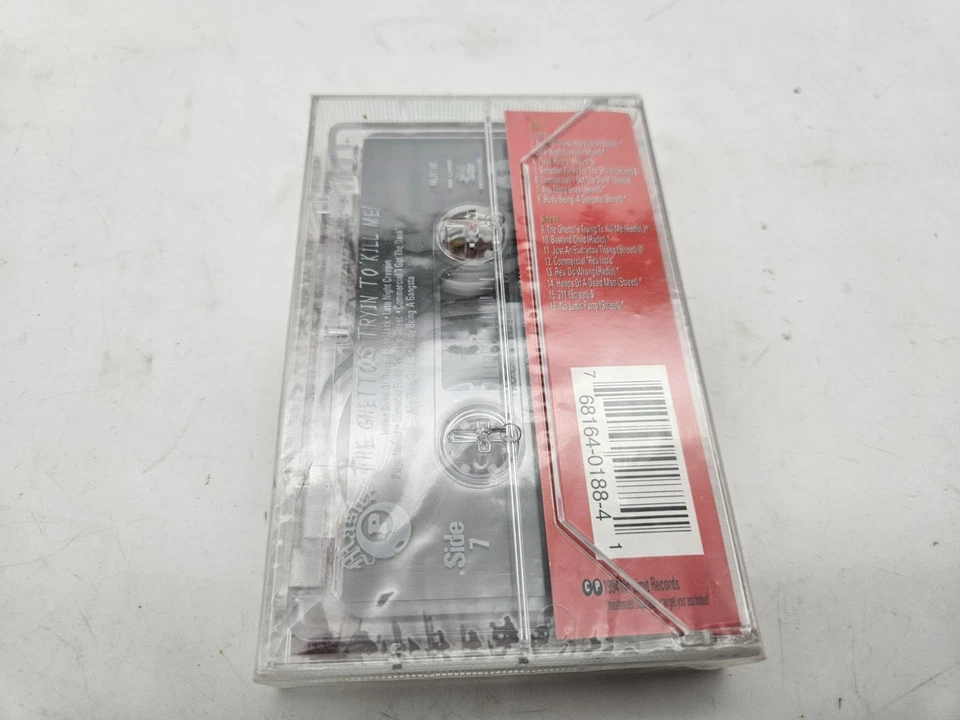 RARE Master P The Ghetto's Tryin To Kill Me Cassette Tape 1994 No Limit Records Foto 3 de 4
