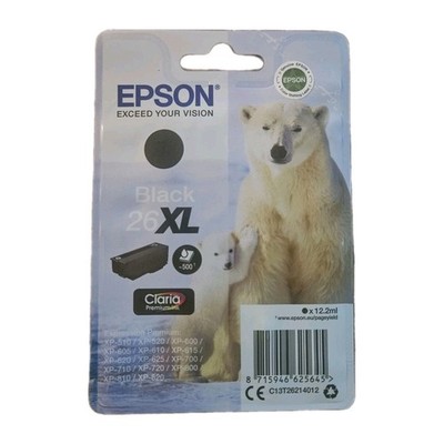 Original Epson 26XL foto schwarz XP-510 XP-520 XP-600 XP-605 OVP 
