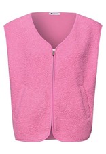 Street One - Weste mit V-Neck aus Teddy-Mater...
