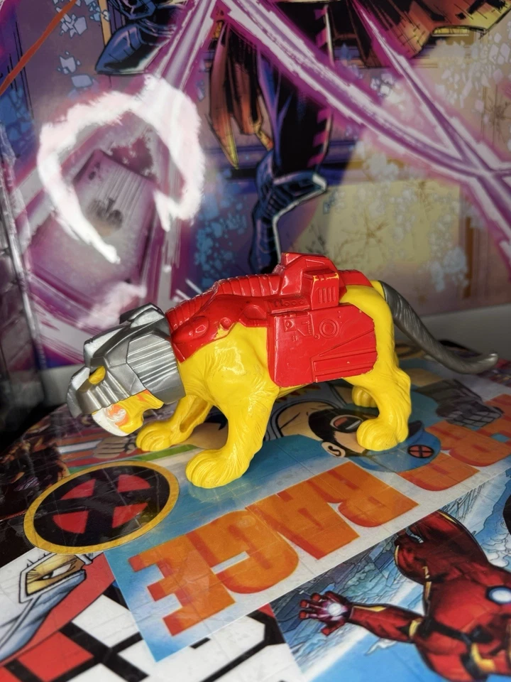 Vintage G1 Transformers Catilla Pretender Near Complete 1988 Figure Helmet Tail - Image 4 of 4