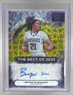 Brynn McGaughy 2025 Bowman Best University Yellow Lazer Refractor Auto /75