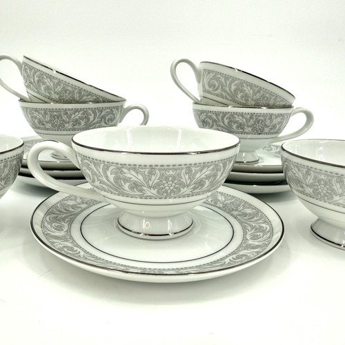 VTG Service For 7 W. Dalton Whitney Imperial China 5671 Teacup & Saucer 14 Piece