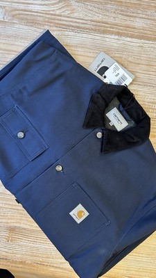 Carhartt Wip Michigan Coat Xxl NWT Blue Rigid