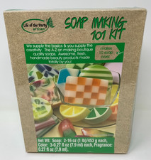 Soap Making 101 Kit Life Of The Party Artisan Makes 10 Soap Bars NEW 