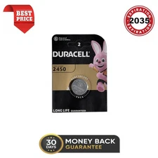 DURACELL  D2450 1 FRESH COUNT PACK, 3V CR2450 LITHIUM COIN CELL BATTERY EXP 2035