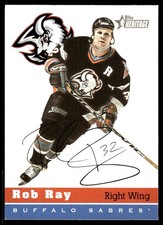 Rob Ray 2000-01 Topps Heritage #166 Buffalo Sabres SEE SCAN! FREE SHIPPING