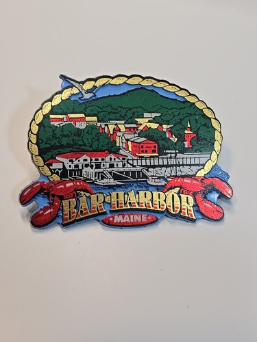 Bar Harbor Travel Souvenir Fridge Magnet Maine