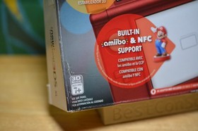 Clean Nintendo New 3DS XL Metallic RED W/ Box, Charger & Stylus USA Version