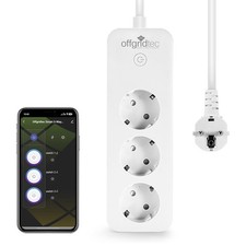 Listwa zasilająca Smart 3-krotna z aplikacją Smart Life lub Tuya 1,8m kabel