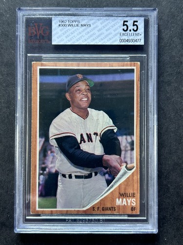 Willie Mays #300 1962 Topps card