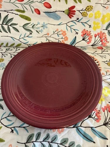 Fiesta Ware Burgundy  Single Dinner Plate