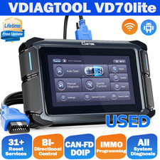 Used Vdiagtool Vd70lite Obd2 Scanner All System Diagnostic Scan Tool Free Update