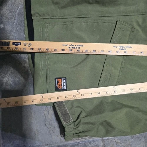 Timberland PRO 4-in-1 System Jacket Mens XL Green Workwear Insulated Reversible image 3