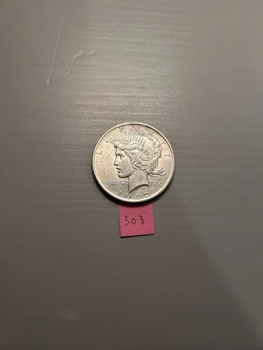 1922 Peace Dollar $1 Silver Coin 0.9 Fineness Circulated Business US