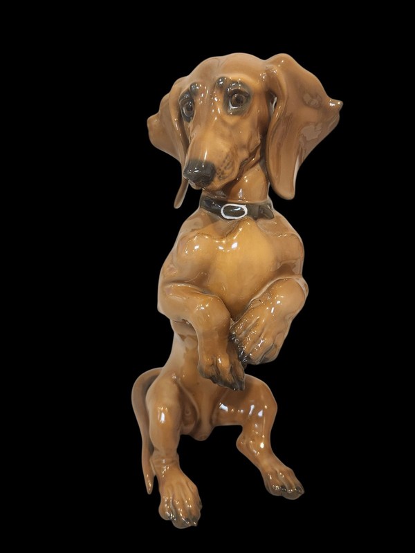 Rosenthal Porcelain Dachshund 9.5 inches. Impressed Karner at base.Very Nice!!!