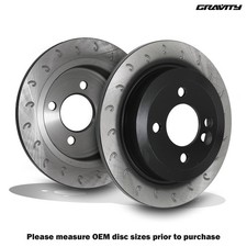 REAR HOOKED 259MM BRAKE DISCS FOR MINI HATCH COOPER/COOPER S JCW R56/R57 06-15