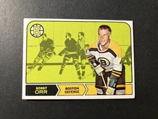 1968 Topps Hockey  # 2  BOBBY ORR ( BRUINS )  HOF LEGEND !   WOW !