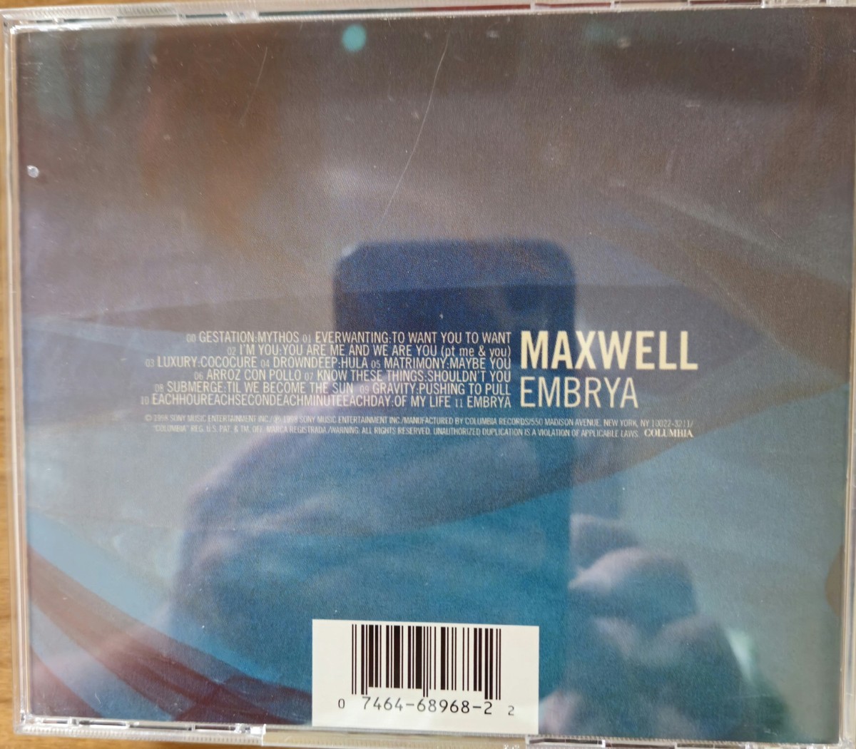 Maxwell - Embrya (Columbia CK 689680 | eBay