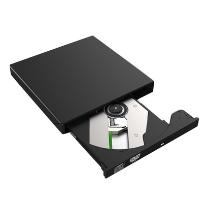 Slim External CD DVD RW Drive USB 2.0 Writer Burner Player Black For Laptop PC y