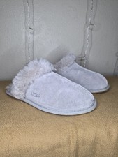 UGG Scuffette Light Gray Blue Suede Women's Slipper