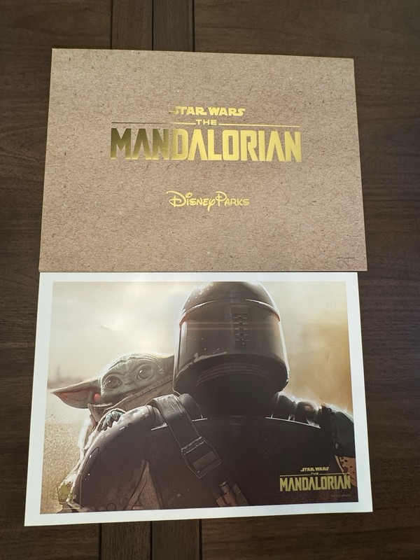 Disney Parks The Mandalorian Lithograph
