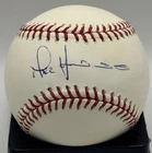 Mike Hedlund 1965-68 Indians — 1969-1972 KC Royals Autographed ML Baseball COA