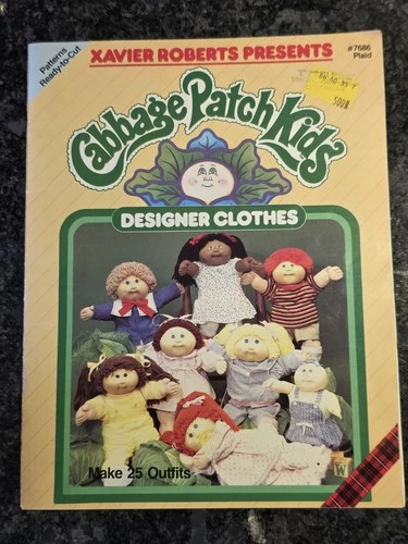 1984 Cabbage Patch Kids Doll Pattern Book Pony, Western Wear & Designer Clothes