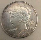 1935 Peace Silver Dollar - Philadelphia Mint