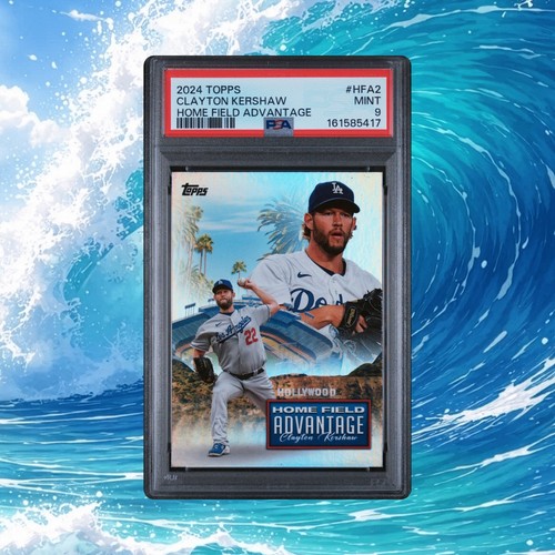 2024 TOPPS HOME FIELD ADVANTAGE #HFA2 CLAYTON KERSHAW PSA 9 DODGERS HOF
