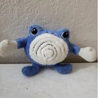 Vintage 1997 Pokemon Poliwhirl Plush 5” By Auldey Tomy Stuffed Animal
