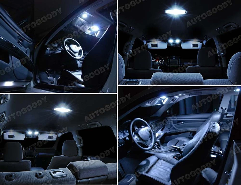 Kit paquete interior luces LED blancas Audi R8 Foto 3 de 4