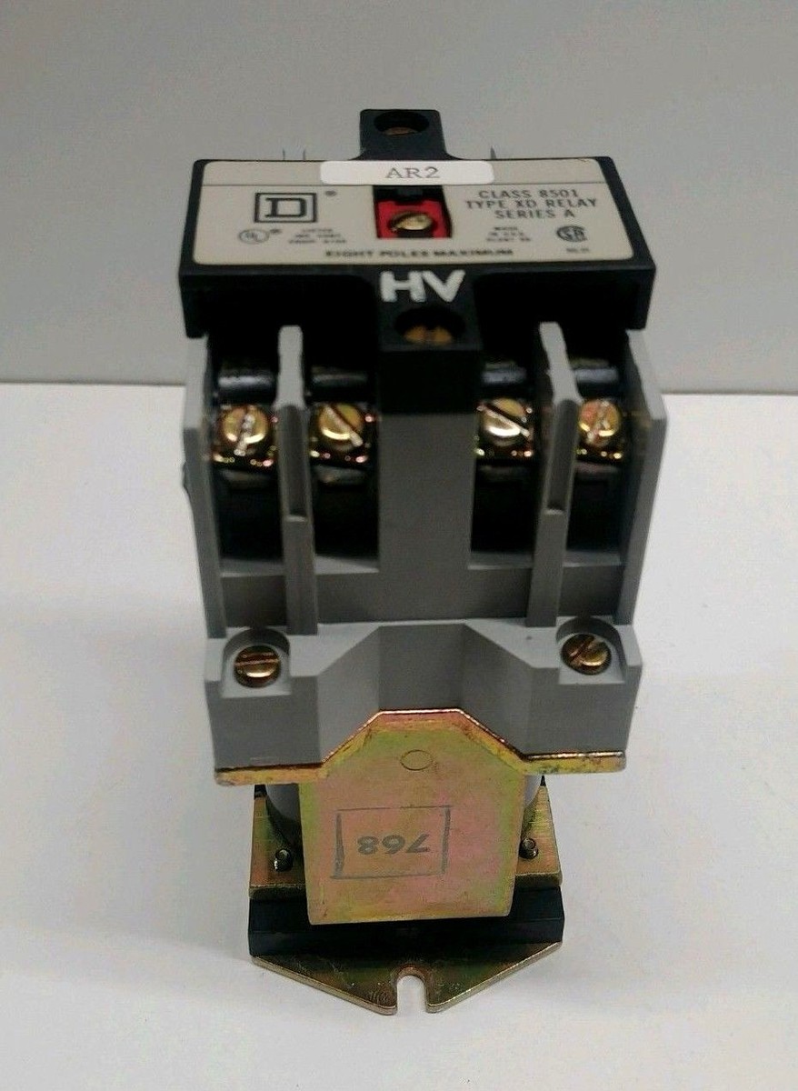 GUARANTEED GOOD! SQUARE D 10A 600V CONTROL RELAY 8501-XD0-40 | eBay