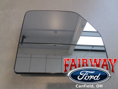 08 - 15 Super Duty OEM Ford Passenger Upper Tow Mirror Glass w/ Heat 7C3Z17K707G