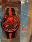 SPIDER-MAN POPPER BAND LCD WATCH BRAND NEW MARVEL COMICS - COLORFUL SPORT BAND