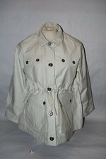 Nwt! $295 Womens Hunter Refined Garden Trench Jacket Off White Sz S Coat