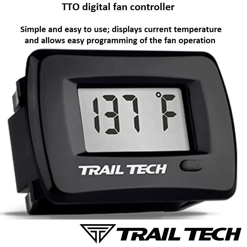 Kit de ventilador de radiador digital Trail Tech 732-FN3 TTO para KTM 250XC-W 2017-2018 Foto 3 de 4